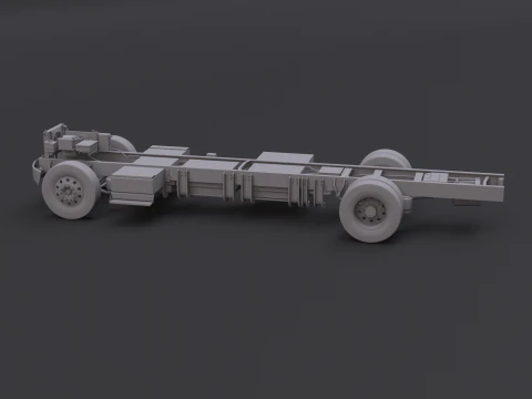Full Electric Truck Chassis UT 3D Model