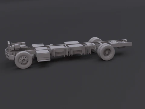 Full Electric Truck Chassis UT 3D Model