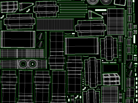 Full Electric Truck Chassis UT 3D Model