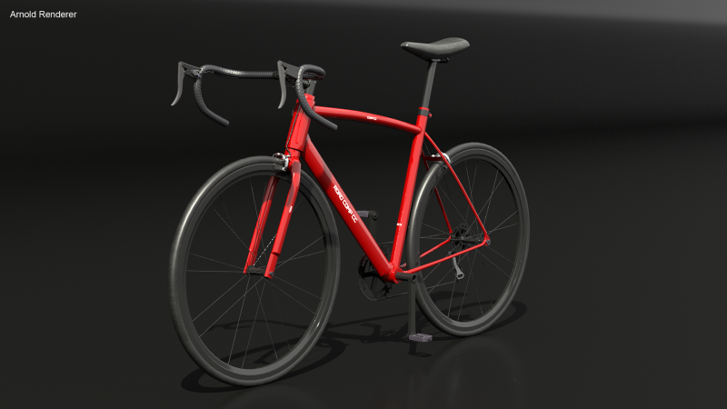 Old Generic Road Bicycle 3D Model .c4d .max .obj .3ds .fbx .stl .blend 