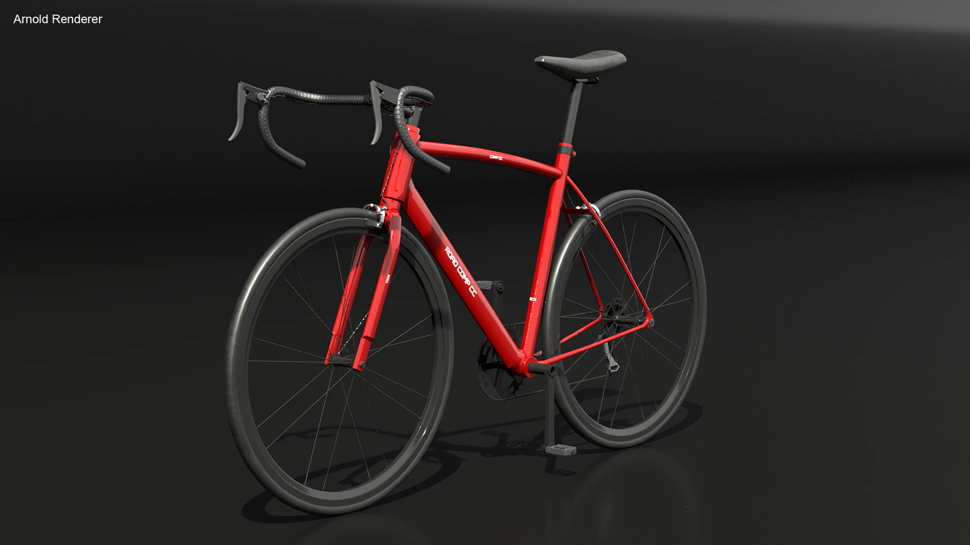 Vecchia bicicletta da strada generica Modello 3D .c4d .max .obj .3ds .fbx .stl .blend 