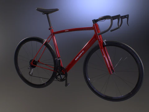 Vecchia bicicletta da strada generica Modello 3D