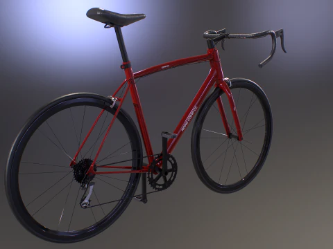Vecchia bicicletta da strada generica Modello 3D