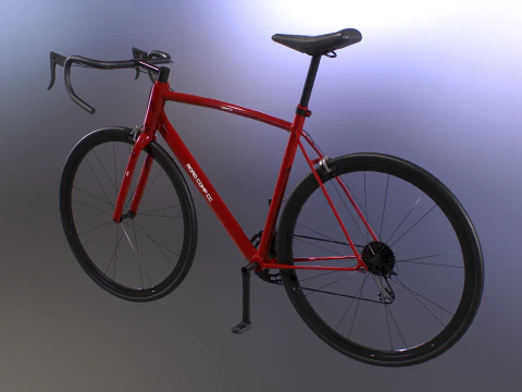 Vecchia bicicletta da strada generica Modello 3D