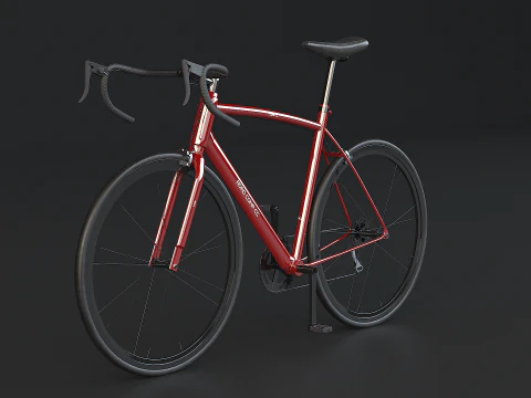 Vecchia bicicletta da strada generica Modello 3D
