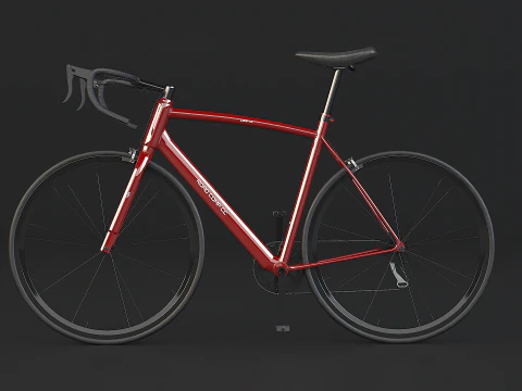 Vecchia bicicletta da strada generica Modello 3D