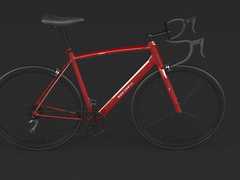 Vecchia bicicletta da strada generica Modello 3D