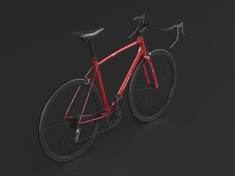 Vecchia bicicletta da strada generica Modello 3D