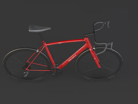 Vecchia bicicletta da strada generica Modello 3D