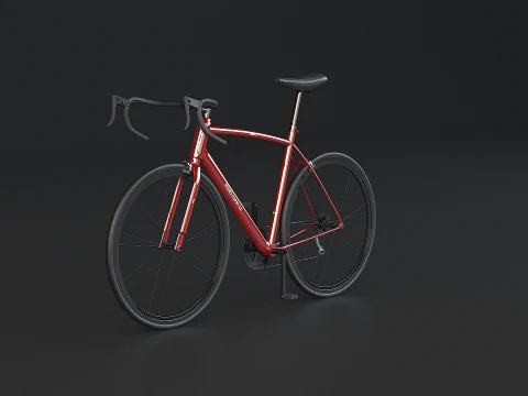 Vecchia bicicletta da strada generica Modello 3D