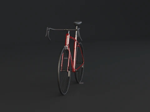 Vecchia bicicletta da strada generica Modello 3D