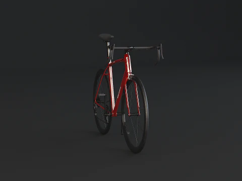 Vecchia bicicletta da strada generica Modello 3D
