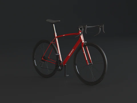 Vecchia bicicletta da strada generica Modello 3D