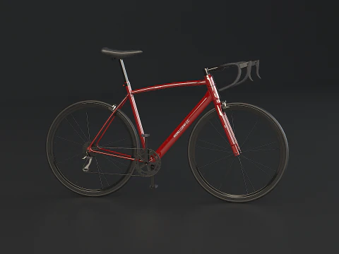 Vecchia bicicletta da strada generica Modello 3D