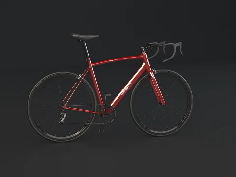 Vecchia bicicletta da strada generica Modello 3D