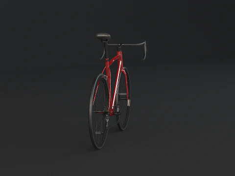 Vecchia bicicletta da strada generica Modello 3D