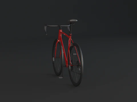 Vecchia bicicletta da strada generica Modello 3D