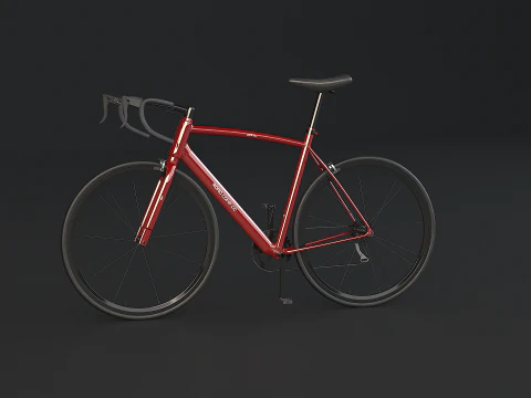 Vecchia bicicletta da strada generica Modello 3D
