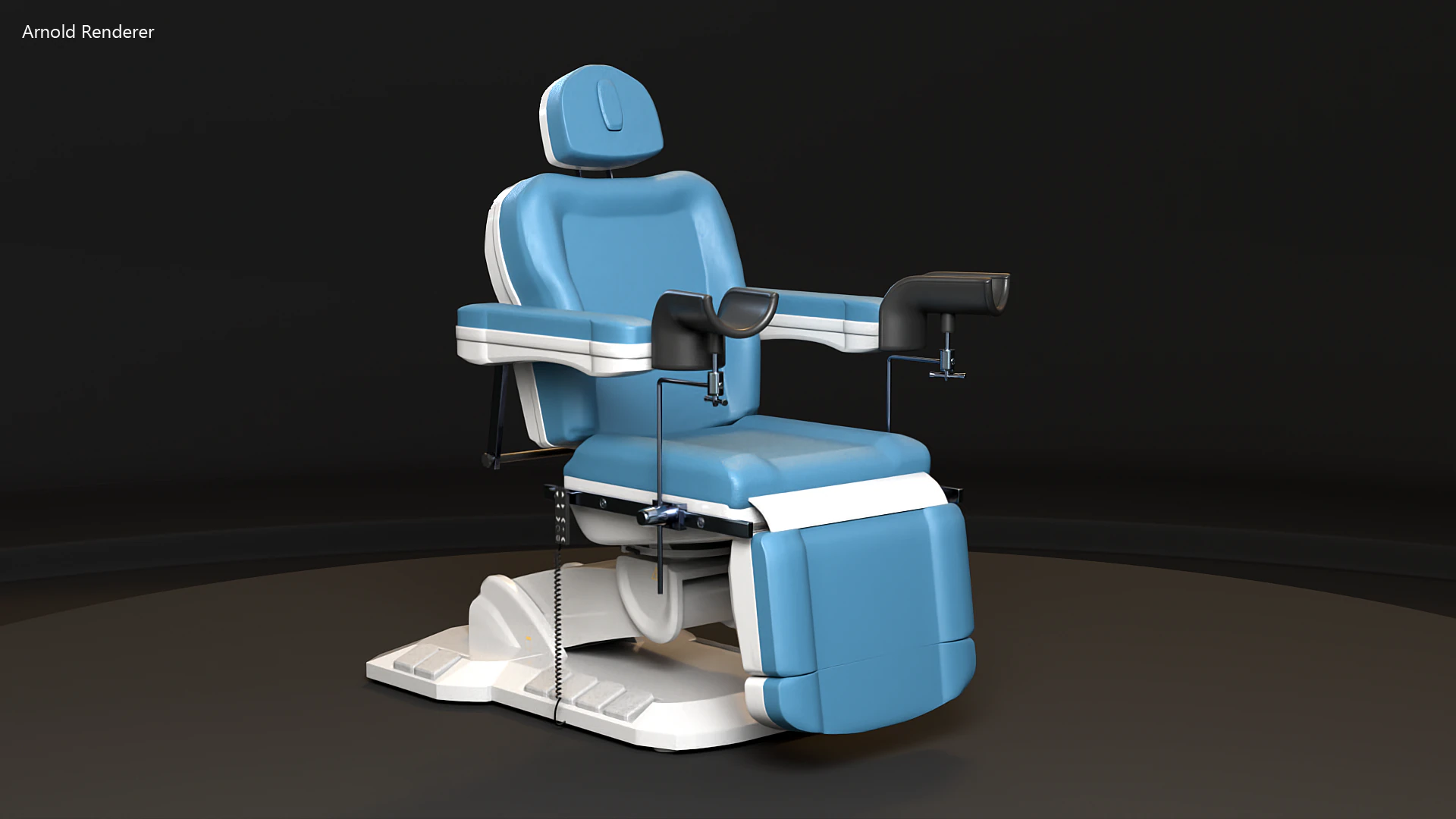 Poltrona per esami ginecologici Modello 3D .c4d .max .obj .3ds .fbx .stl .blend