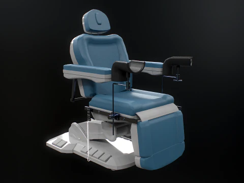 Poltrona per esami ginecologici Modello 3D