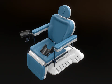 Poltrona per esami ginecologici Modello 3D