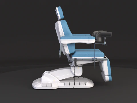 Poltrona per esami ginecologici Modello 3D