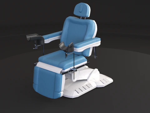 Poltrona per esami ginecologici Modello 3D