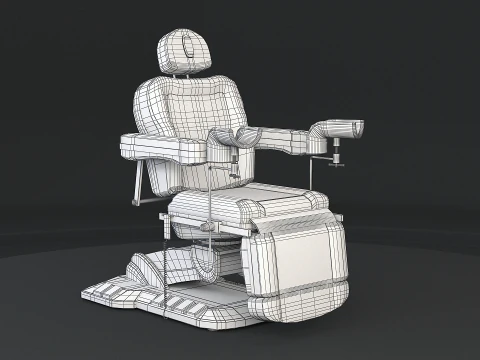 Poltrona per esami ginecologici Modello 3D