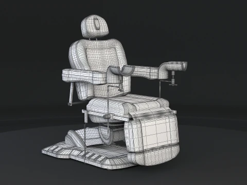 Poltrona per esami ginecologici Modello 3D