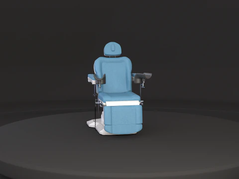 Poltrona per esami ginecologici Modello 3D
