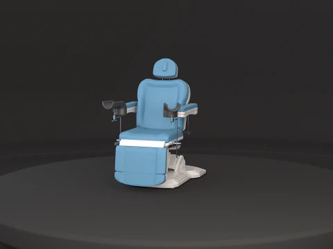 Poltrona per esami ginecologici Modello 3D