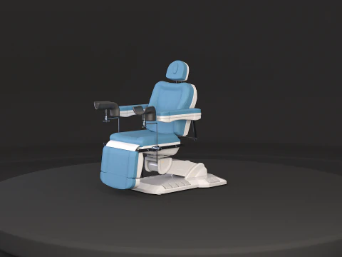 Poltrona per esami ginecologici Modello 3D