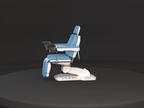 Poltrona per esami ginecologici Modello 3D