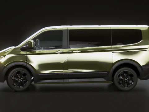 VW T7 Caravelle PanAmericana 2026 - 3 LODs PBR 3D Model