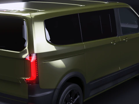 VW T7 Caravelle PanAmericana 2026 - 3 LODs PBR 3D Model