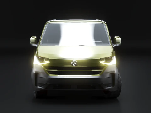 VW T7 Caravelle PanAmericana 2026 - 3 LODs PBR 3D Model