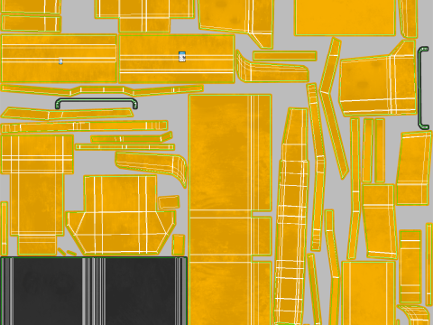 Heavy Wheeled Loader 3D Model