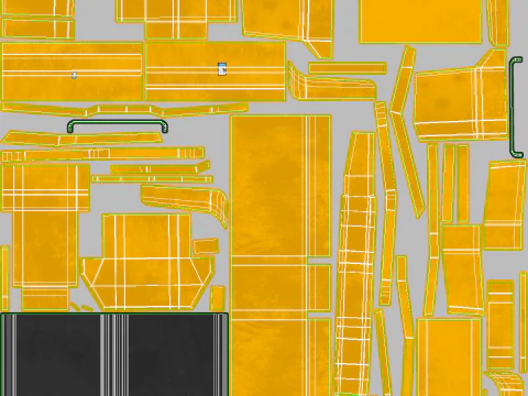 Caricatore gommato pesante Modello 3D
