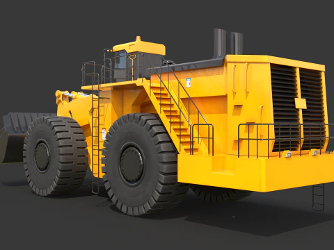 Caricatore gommato pesante Modello 3D