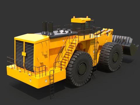 Caricatore gommato pesante Modello 3D