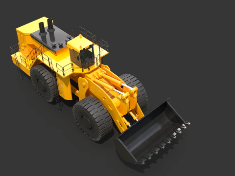 Caricatore gommato pesante Modello 3D