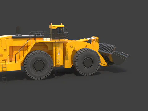 Caricatore gommato pesante Modello 3D