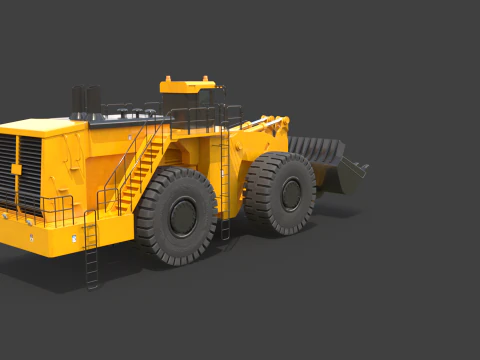 Caricatore gommato pesante Modello 3D