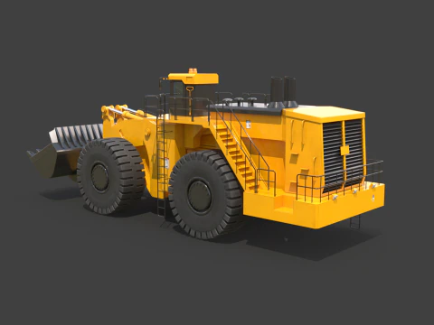 Caricatore gommato pesante Modello 3D