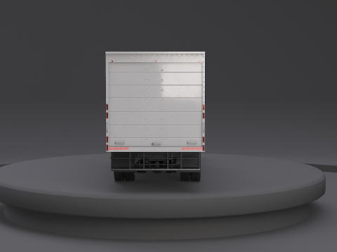 अंतर्राष्ट्रीय एमवी 2023 विस्तारित कैब बॉक्स ट्रक 3D मॉडल