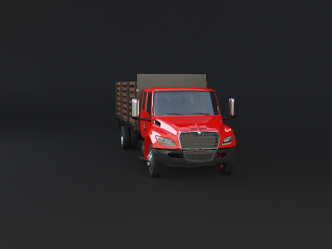 International MV 2023 Stake Flatbed 3D Model