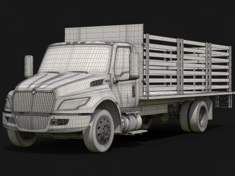 Pianale pianale internazionale MV 2023 Modello 3D