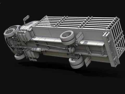 Pianale pianale internazionale MV 2023 Modello 3D