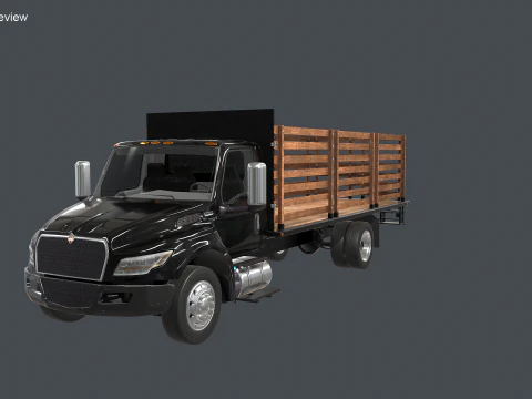 Pianale pianale internazionale MV 2023 Modello 3D