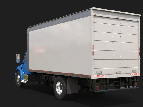 Truk Listrik Kotak eMV Internasional Model 3D